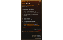 Legendary Dagger[*75 DMG_Vulnerable | *182 WP | *685 Life]