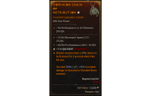 Legendary Amulet[Druid | *3 QS | 23 MS | 40 FR]