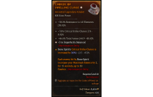 Legendary Amulet[Necromancer | *3 ImperfectlyBalanced | 7.8 Crit | 46.6 TA]