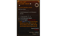 Legendary Amulet[Barbarian | *3 PitFighter | *34.5 MS]