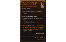 Legendary Amulet[Barbarian | *3 Counteroffensive | *34.5 MS | 5.2 RCR]