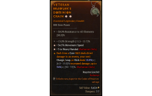 Legendary Amulet[Barbarian | *3 HeavyHanded | *34.5 MS | 13% STR]