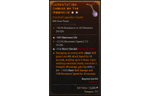 Legendary Amulet[Barbarian | *3 HeavyHanded | 22.5 MS]