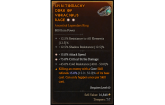 Legendary Ring[*15 ATKSPD | *75 DMG_Crit | 43 CR]