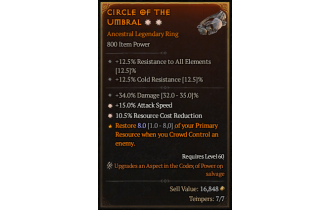 Legendary Ring[*15 ATKSPD | *10.5 RCR | 34 DMG]