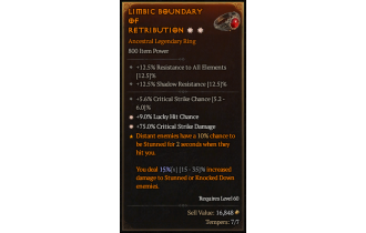 Legendary Ring[*75 DMG_Crit | *9 LHC | 5.6 Crit]