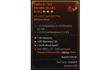 Legendary Ring[*15 ATKSPD | *182 DEX | *685 Life]