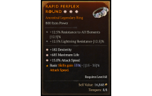 Legendary Ring[*15 ATKSPD | *182 DEX | *685 Life]