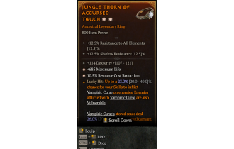 Legendary Ring[*685 Life | *10.5 RCR | 114 DEX]