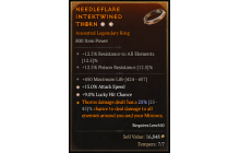 Legendary Ring[*15 ATKSPD | *9 LHC | 450 Life]