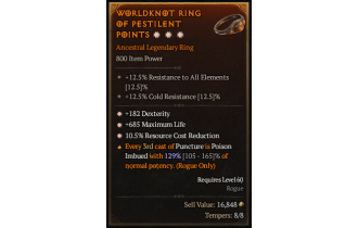 Legendary Ring[*182 DEX | *685 Life | *10.5 RCR]