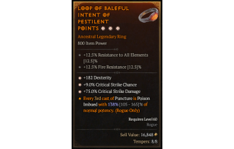 Legendary Ring[*9 Crit | *182 DEX | *75 DMG_Crit]