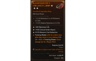 Legendary Ring[*9 Crit | *685 Life | *10.5 RCR]