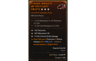 Legendary Ring[*182 DEX | *685 Life | *75 DMG_Crit]