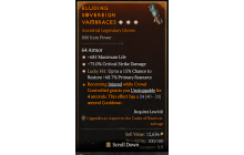 Legendary Gloves[*68.7 LH:Res | *75 DMG_Crit | *685 Life]