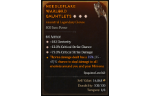 Legendary Gloves[*12 Crit | *75 DMG_Crit | *182 DEX]