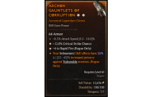 Legendary Gloves[RapidFire | *4 RapidFire | *12 Crit | 8.5 ATKSPD]