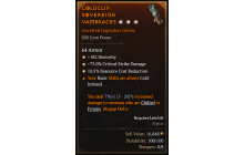 Legendary Gloves[*75 DMG_Crit | *10.5 RCR | *182 DEX]