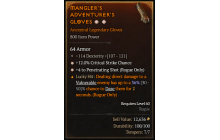 Legendary Gloves[PenetratingShot | *4 PenetratingShot | *12 Crit | 114 DEX]