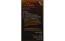 Legendary Gloves[PenetratingShot | *4 PenetratingShot | *12 Crit | *182 DEX]