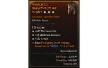 Legendary Helm[*352 Armor | *24 MR | *685 Life]