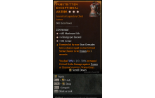 Legendary Chest Armor[*352 Armor | *6 ENpS | *685 Life]