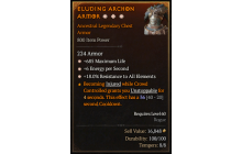 Legendary Chest Armor[*18 ResistAll | *6 ENpS | *685 Life]