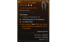 Legendary Pants[*3 BasicSkills | *18 ResistAll]