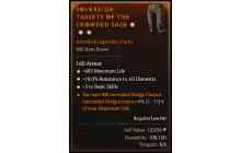 Legendary Pants[*3 BasicSkills | *18 ResistAll | *685 Life]