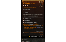 Legendary Boots[*34.5 MS | *352 Armor | *182 DEX]