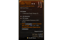 Legendary Boots[*352 Armor | *182 DEX]