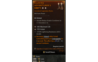 Legendary Boots[*352 Armor | *685 Life]