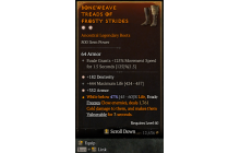 Legendary Boots[*352 Armor | *182 DEX | 444 Life]