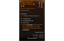 Legendary Boots[*352 Armor | *182 DEX | *685 Life]