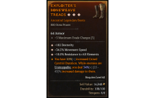 Legendary Boots[*34.5 MS | *18 ResistAll | *182 DEX]