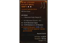 Legendary Boots[*34.5 MS | *18 ResistAll | 431 Life]