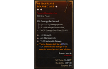 Legendary One-Handed Axe[*75 DMG_Vulnerable | *182 STR | *685 Life]