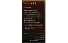 Legendary One-Handed Axe[*75 DMG_Crit | *182 STR | *685 Life]