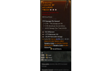 Legendary Two-Handed Axe[*150 DMG_Vulnerable | *363 WP | *1370 Life]