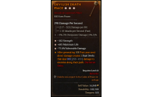 Legendary One-Handed Mace[*75 DMG_Vulnerable | *182 STR | *685 Life]