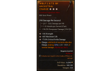 Legendary One-Handed Mace[*75 DMG_Crit | *182 STR | *685 Life]