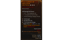 Legendary One-Handed Mace[*75 DMG_Vulnerable | *182 STR | *685 Life]