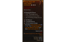 Legendary Two-Handed Mace[*210 DMG_Overpower | *363 WP | *1370 Life]