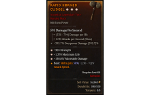 Legendary Two-Handed Mace[*150 DMG_Vulnerable | *363 STR | *1370 Life]