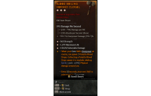 Legendary Two-Handed Mace[*150 DMG_Vulnerable | *363 STR | *1370 Life]