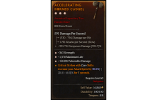 Legendary Two-Handed Mace[*150 DMG_Vulnerable | *363 STR | *1370 Life]