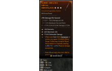 Legendary One-Handed Sword[*75 DMG_Vulnerable | *182 DEX | *685 Life]