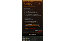 Legendary One-Handed Sword[*75 DMG_Vulnerable | *182 STR | *685 Life]