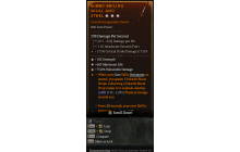 Legendary One-Handed Sword[*75 DMG_Vulnerable | *182 STR | *685 Life]