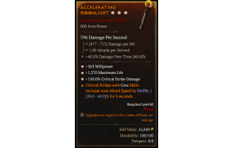 Legendary Staff[*150 DMG_Crit | *363 WP | *1370 Life]